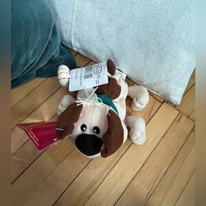 NWT Vintage Disney Store Mulan “Little Brother” the Dog Bean Bag Plush Toy‎